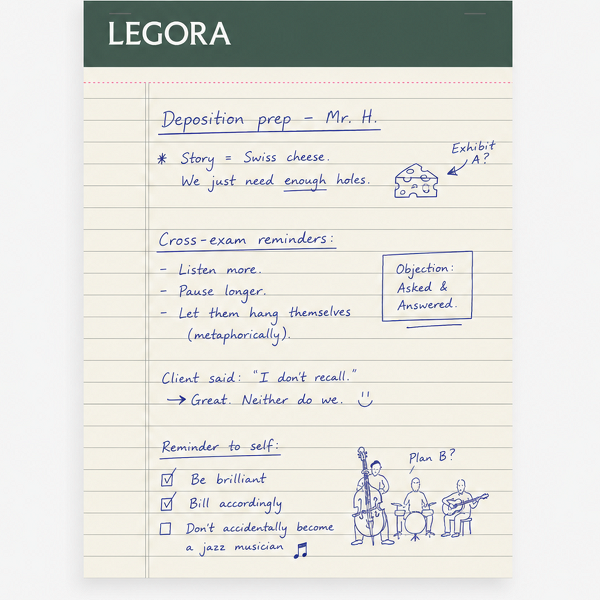 A5 Legal Pad